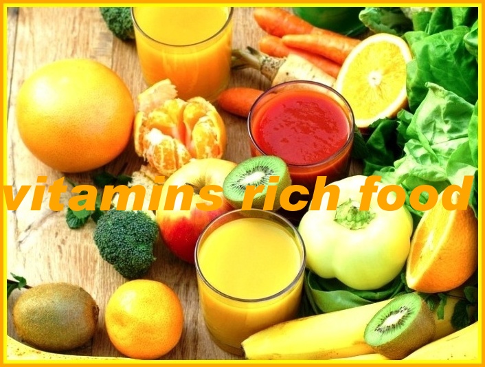 vitamins rich food